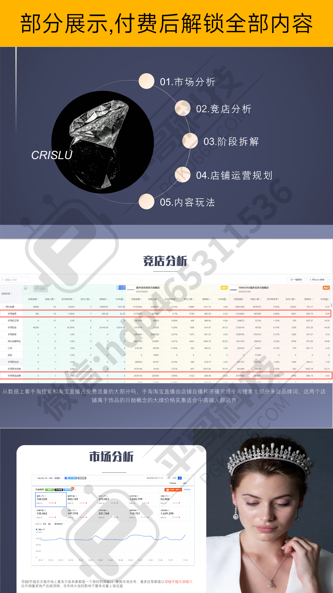 珠宝淘宝店运营方案-💥新媒体/电商资料-🦁营销大师-平哥科技珠宝商学院