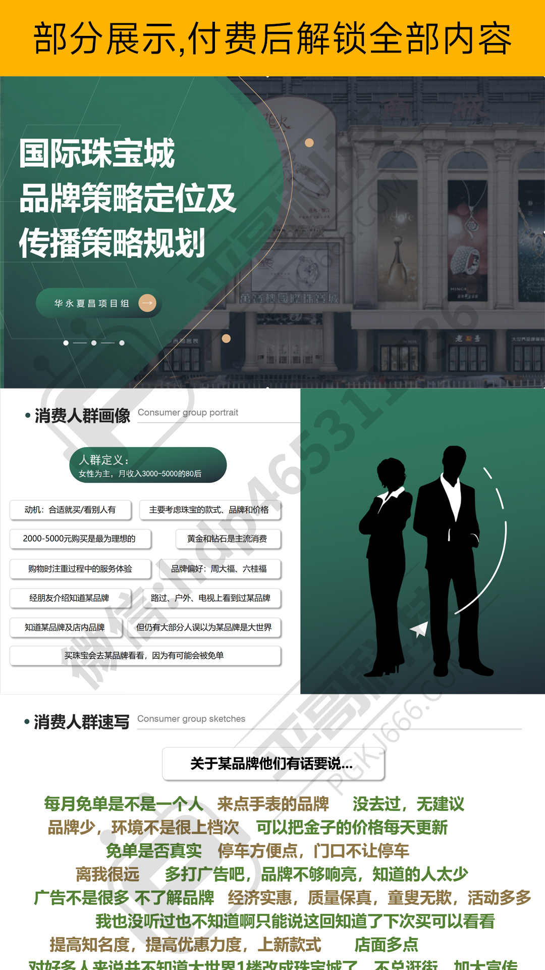 国际珠宝城品牌定位和传播策略方案-✒️珠宝方案资料-平哥科技珠宝商学院
