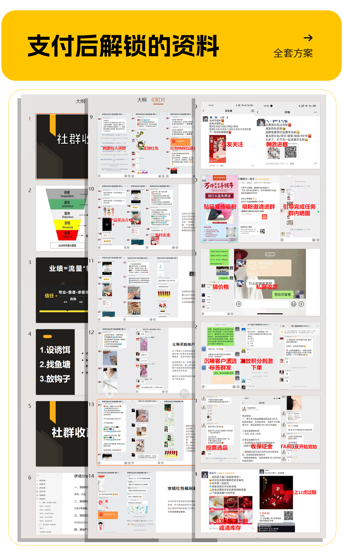 珠宝店社群营销培训方案-✒️珠宝方案资料-平哥科技珠宝商学院