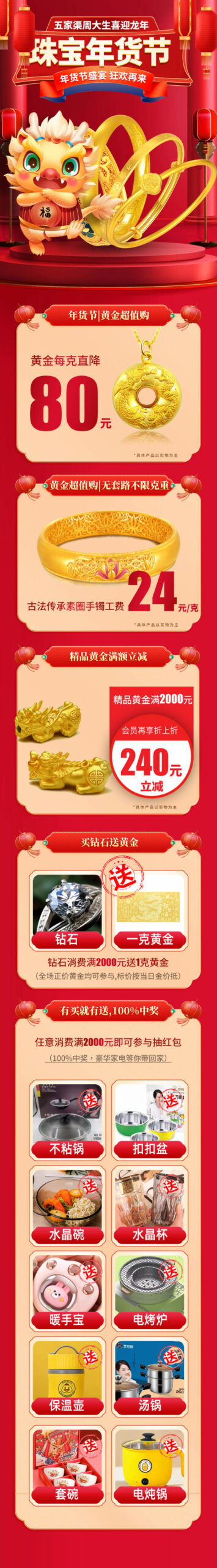 图片[2]-龙年大吉引流链接PSD源文件-📂设计源文件资料-平哥科技珠宝商学院